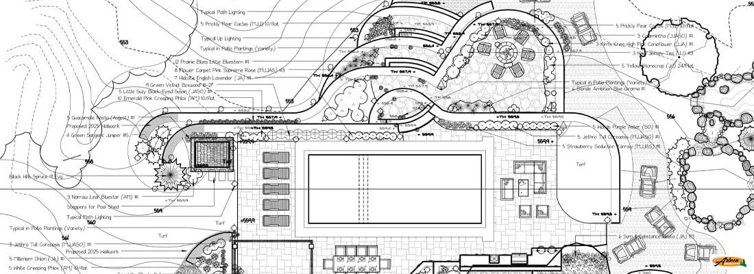 2D Custom Landscape Design Plan